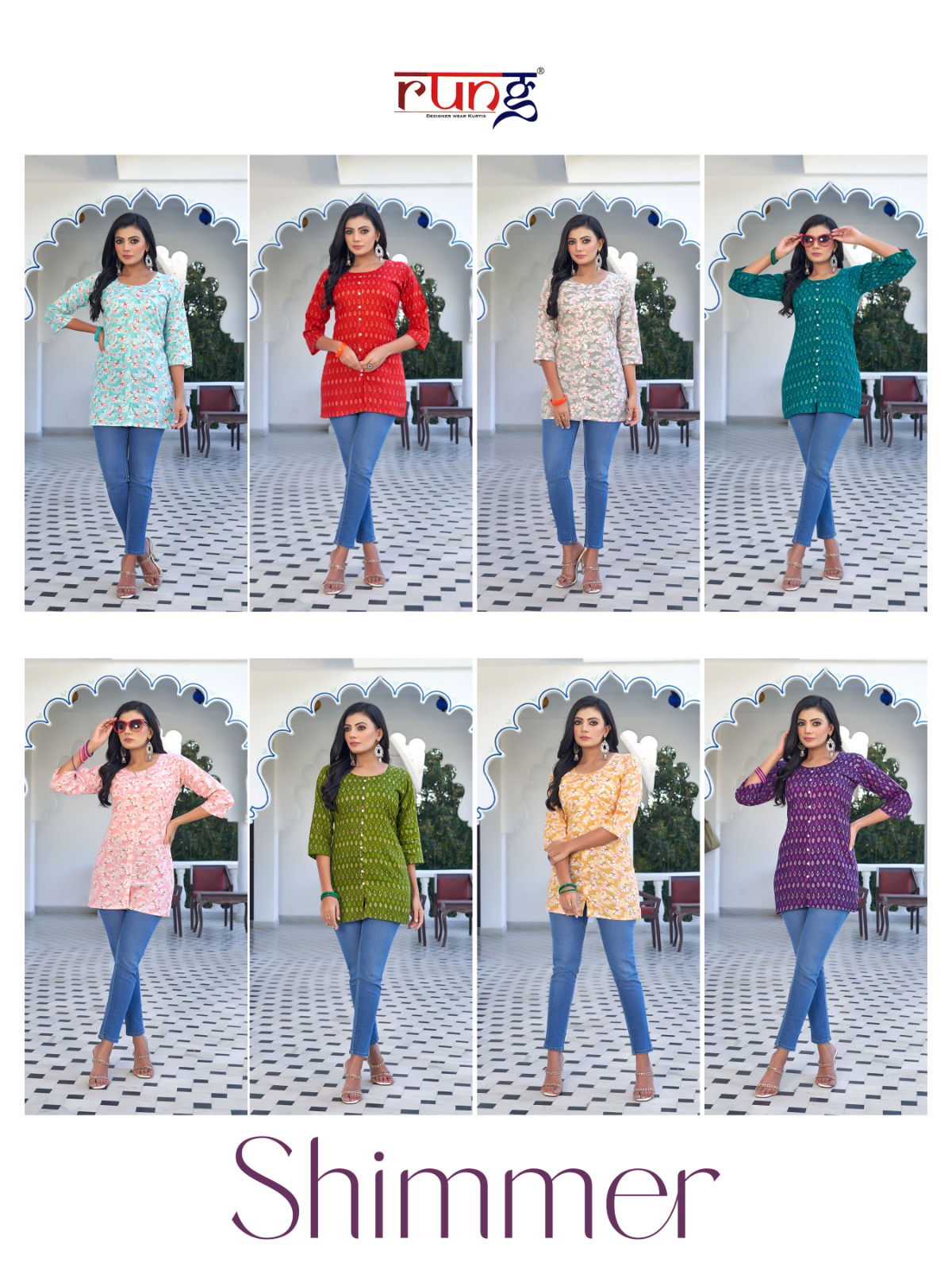 Shimmer By Rung Cotton Printed Ladies Top Wholesalers In Delhi